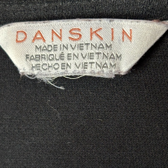Danskin women’s sweatshirt sizeL vneck collared long sleeve soft - Picture 2 of 8